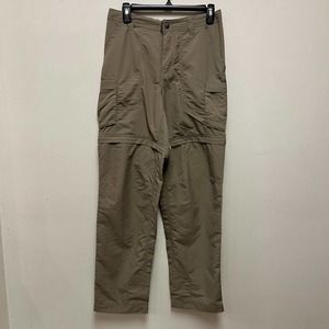REI Womens Convertible Hiking Cargo Pants Size 6 Khaki Outdoor Zip Off Legs